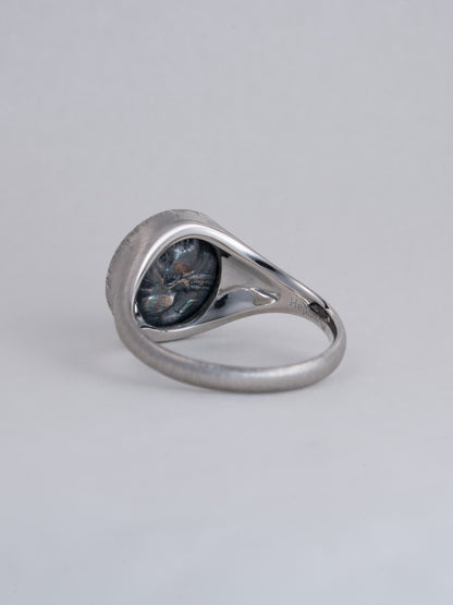 MONOLITH Coin Signet Ring -Lion
