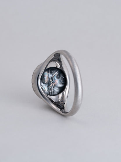 MONOLITH Coin Signet Ring -Lion