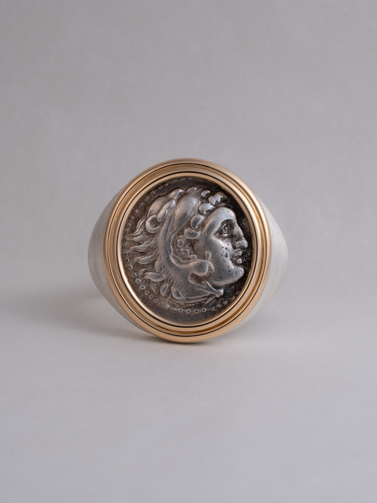 MONOLITH Coin Signet Ring -Alexander III