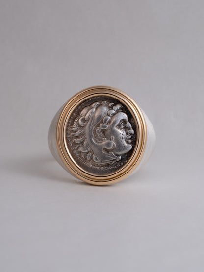 MONOLITH Coin Signet Ring -Alexander III