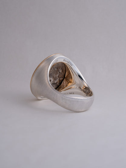 MONOLITH Coin Signet Ring -Alexander III
