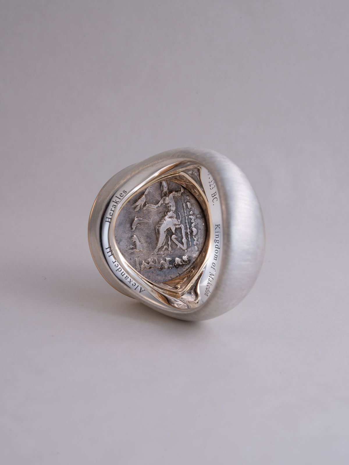 MONOLITH Coin Signet Ring -Alexander III