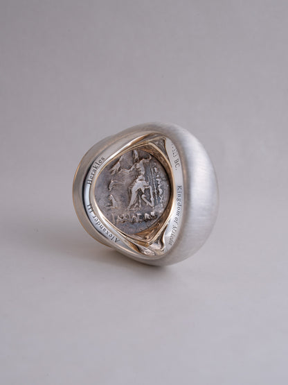 MONOLITH Coin Signet Ring -Alexander III