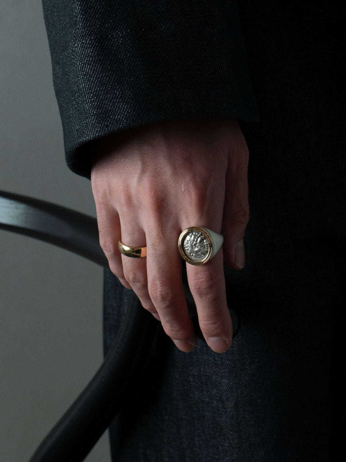 MONOLITH Coin Signet Ring -Alexander III