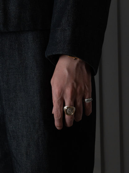 MONOLITH Coin Signet Ring -Alexander III