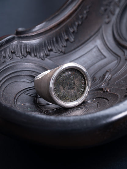 MONOLITH Coin Signet Ring -Constantinus I