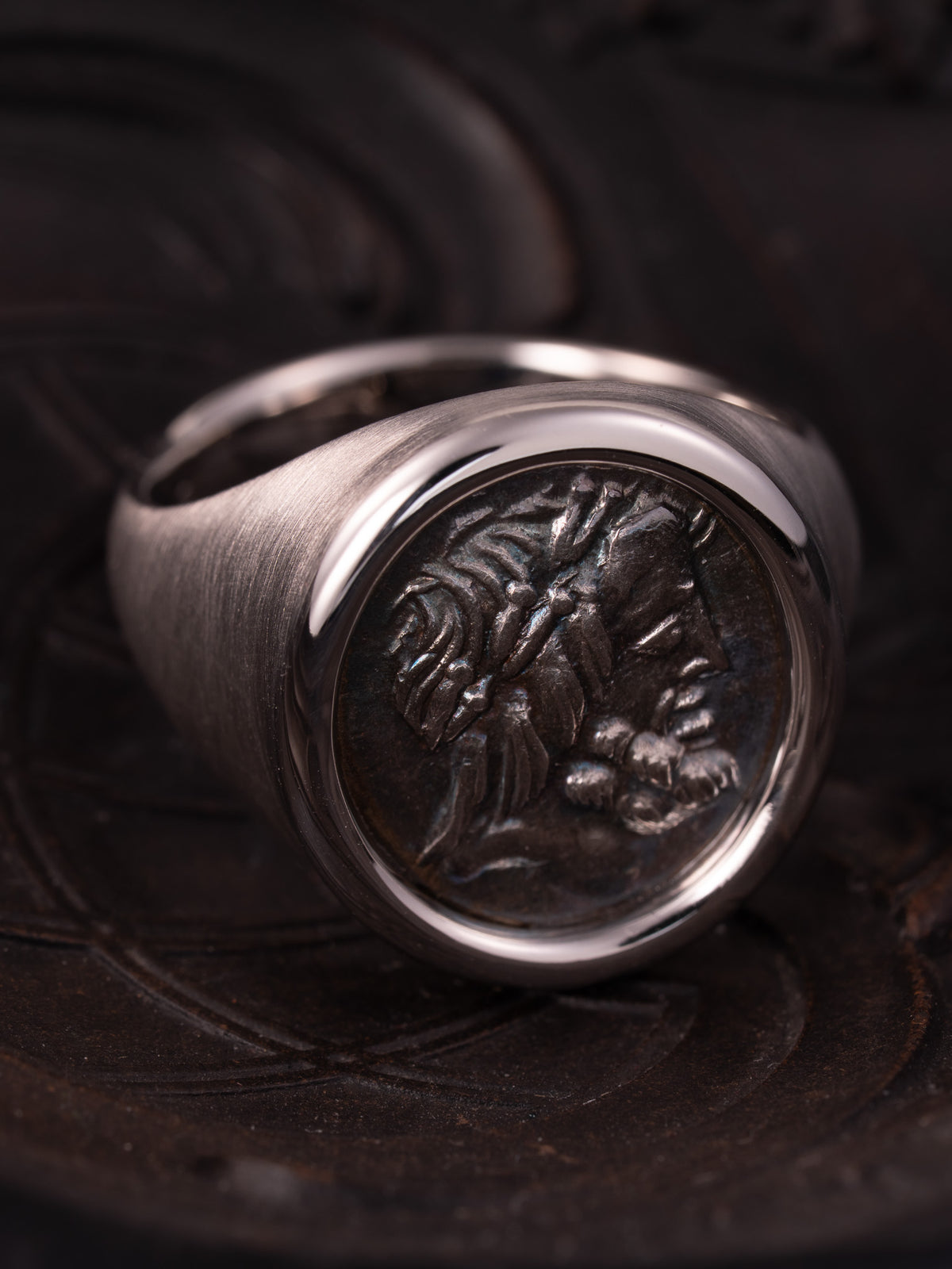 Coin Signet Ring -Jupiter